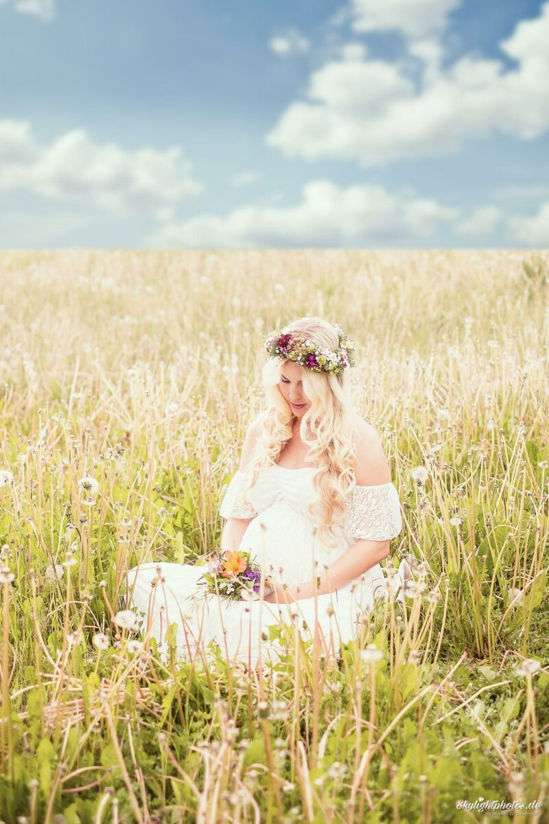 Babybauch Fotoshooting in Kassel-Calden