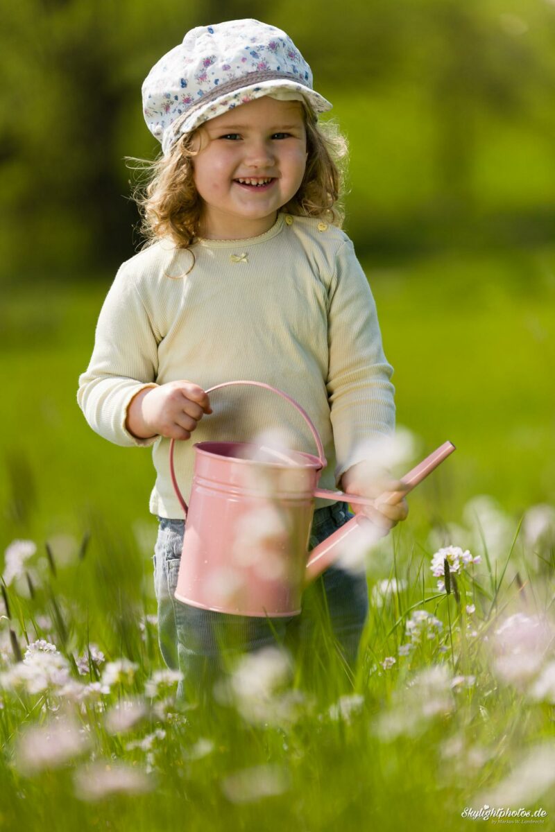 Watering Flowers